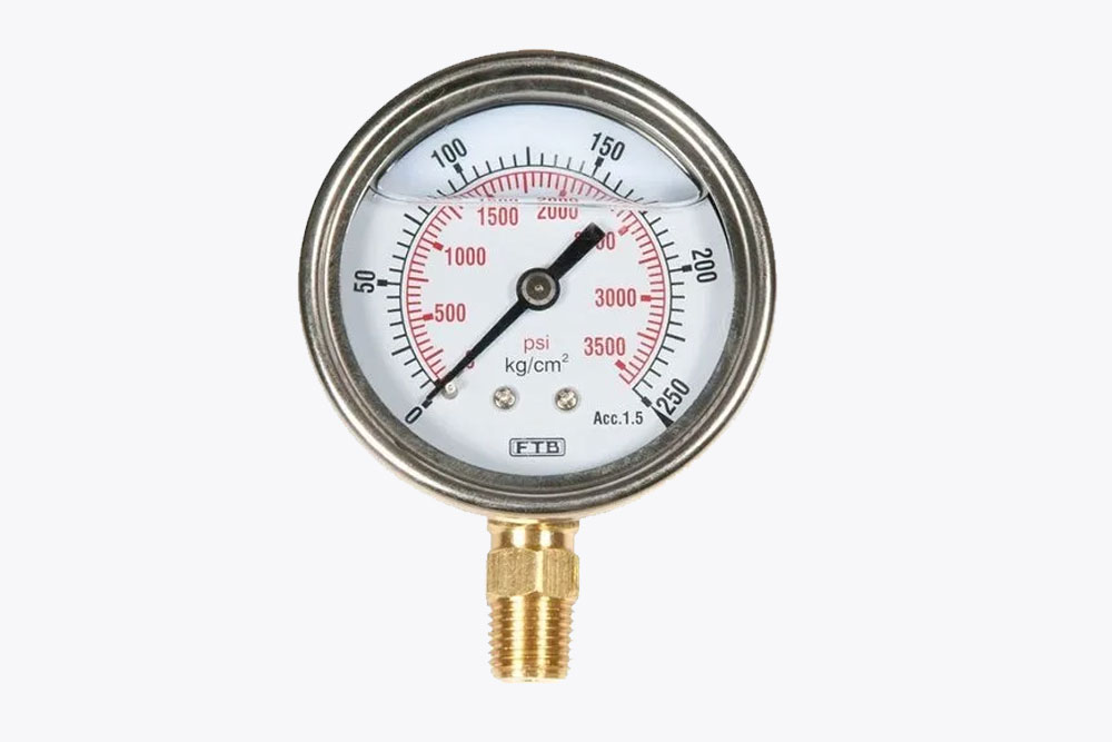 Liquid-Filled Pressure Gauge