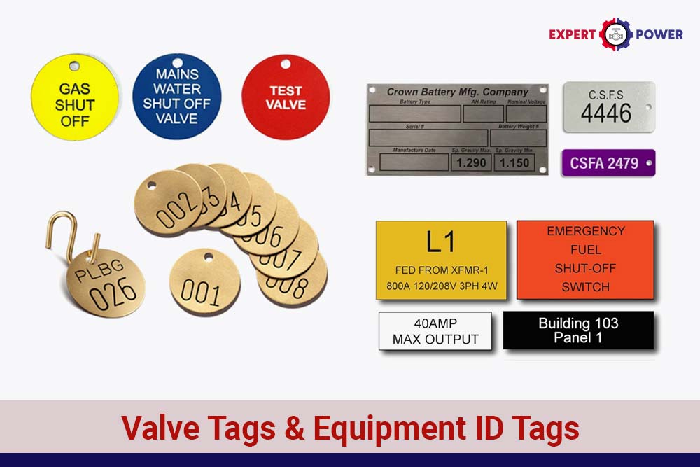 Valve Tags & Equipment Identification Tags Collection